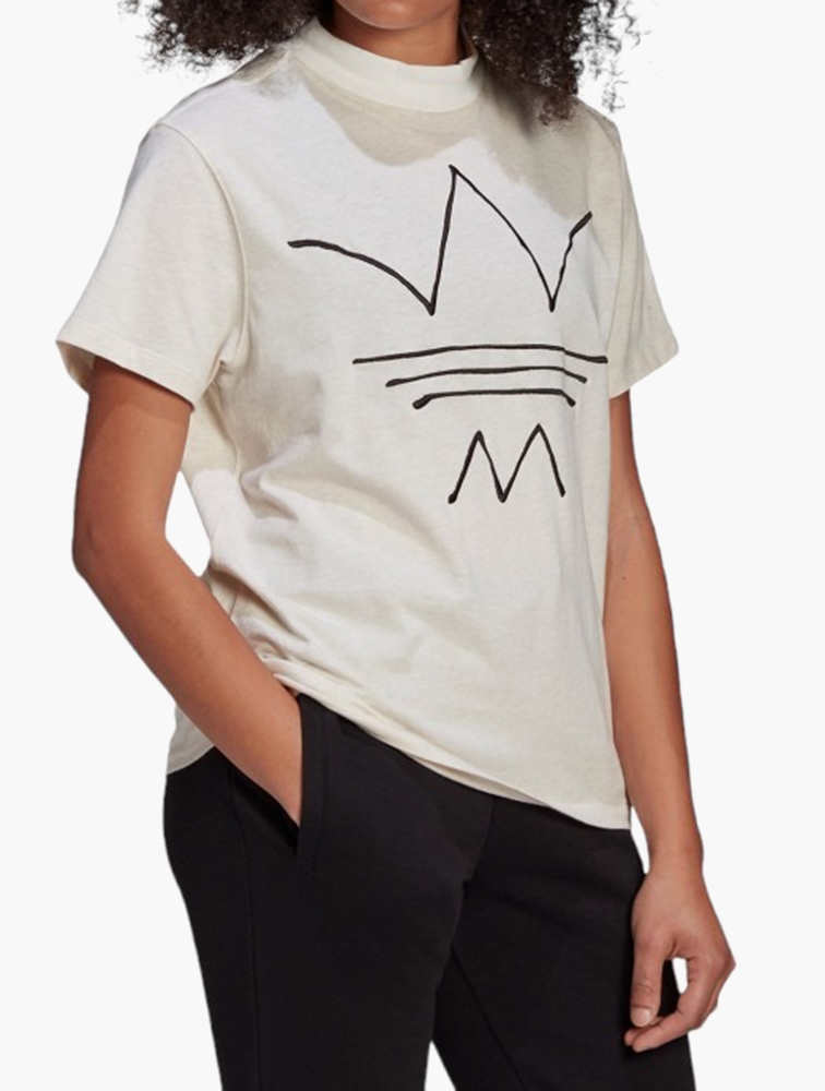 Adidas off hot sale white t shirt